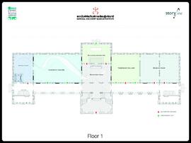 แผนผังอาคารพิพิธภัณฑ์การเรียนรู้แห่งชาติ แห่งที่ 1 : ชั้นที่ 1