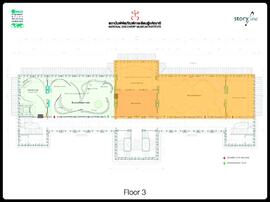 แผนผังอาคารพิพิธภัณฑ์การเรียนรู้แห่งชาติ แห่งที่ 1 : ชั้นที่ 3