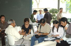 ภาพถ่ายงานแถลงข่าวการออกแบบนิทรรศการการเรียนรู้แห่งที่ 1 (25 พฤษภาคม พ.ศ. 2549)