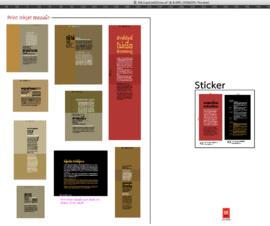 นิทรรศการ หวย : งานป้ายและกราฟิก : งานกราฟิก Key Visual (J) : Print Inkjet