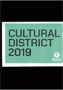 แผ่นพับ กิจกรรม Cultural Art Festival 2019 ตอน เดินมองเมือง (แยกหน้า)