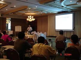 ภาพถ่ายงานสัมมนาเชิงปฏิบัติการ เรื่อง การสร้างสรรค์นิทรรศการเพื่อการเรียนรู้อย่างรื่นรมย์ (3 – 4 ...